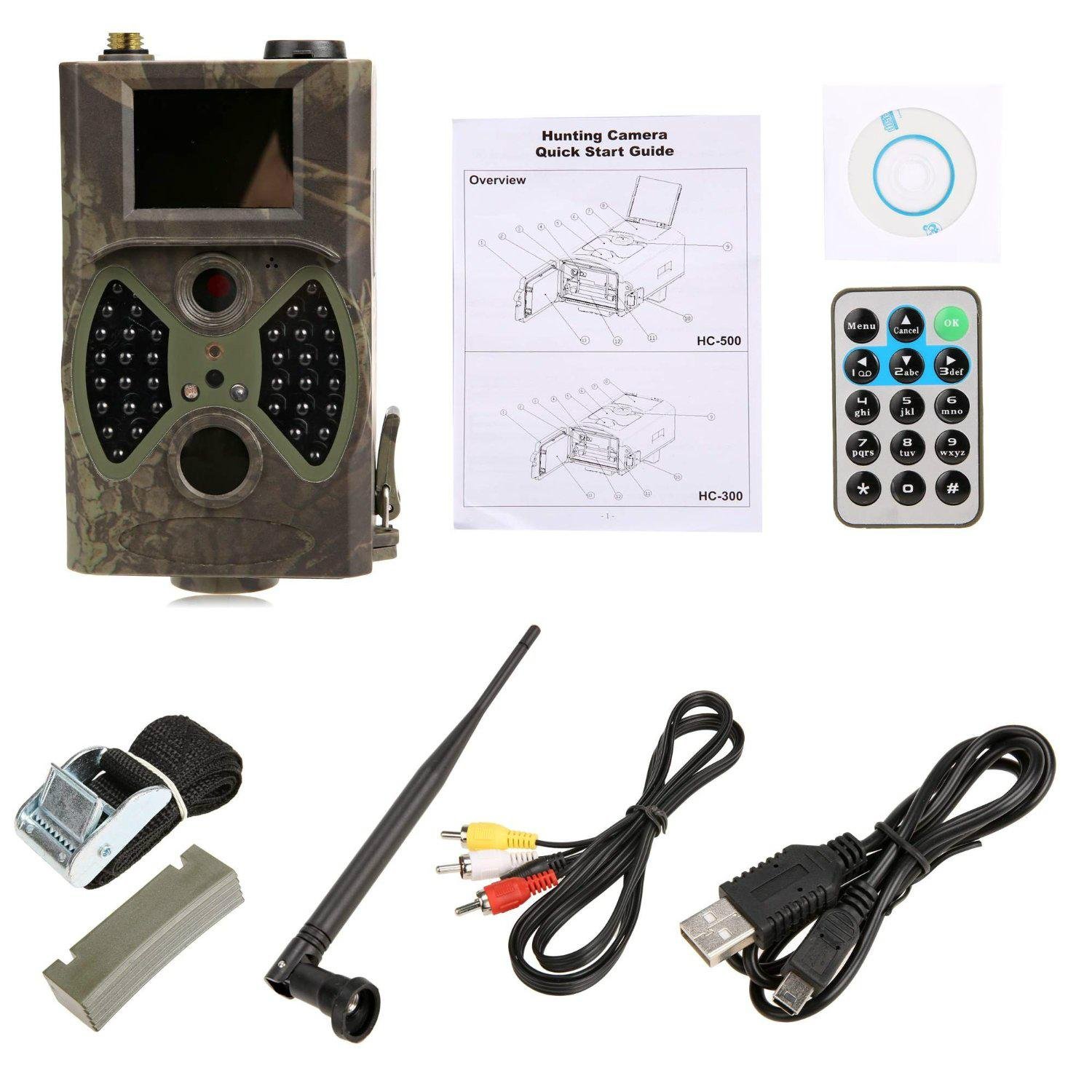 MMS SMS Control Wildlife Hunting Camera HC300M Email trail camera 5