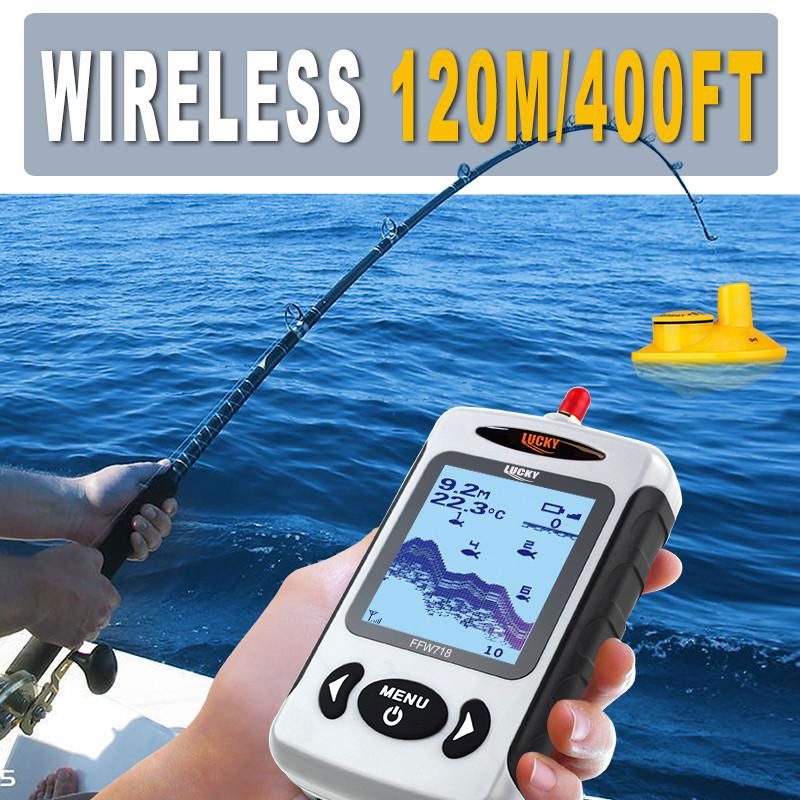 Sonar Fish Finder Echo Sounders For Fishing Finder Wireless ffw718 FindFish