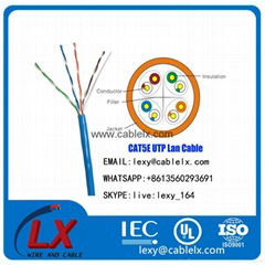 4 pair utp cat5e cable network cable