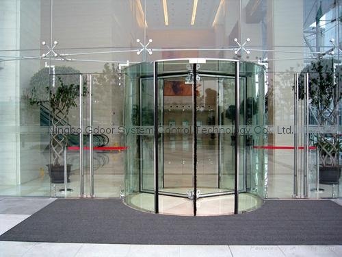 All Glass Revolving Doors with Full Vision