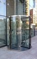 Commercial Four-wing Revolving Doors with Speed Control Function 4