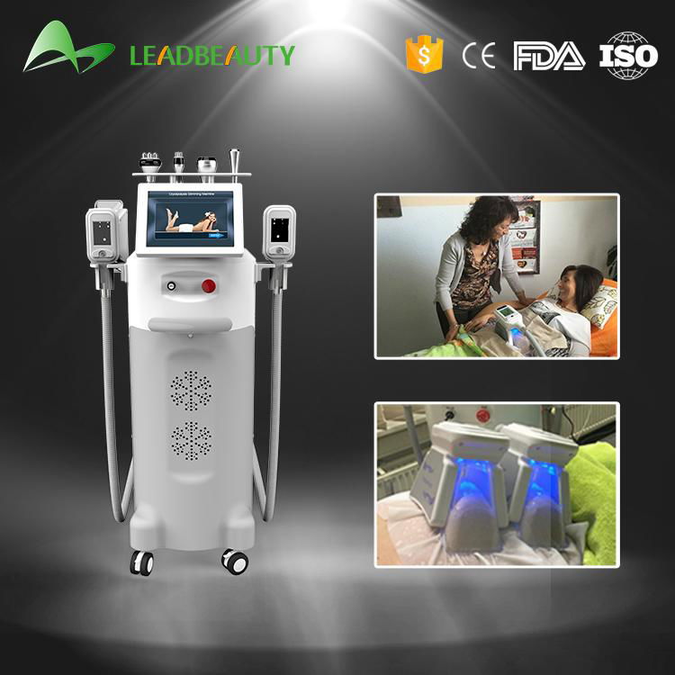 -15℃ to 5℃ cool cryolipolysis slimming 40K cavitation RF for clinic use 2