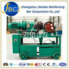 Steel rebar rib peeling thread rolling