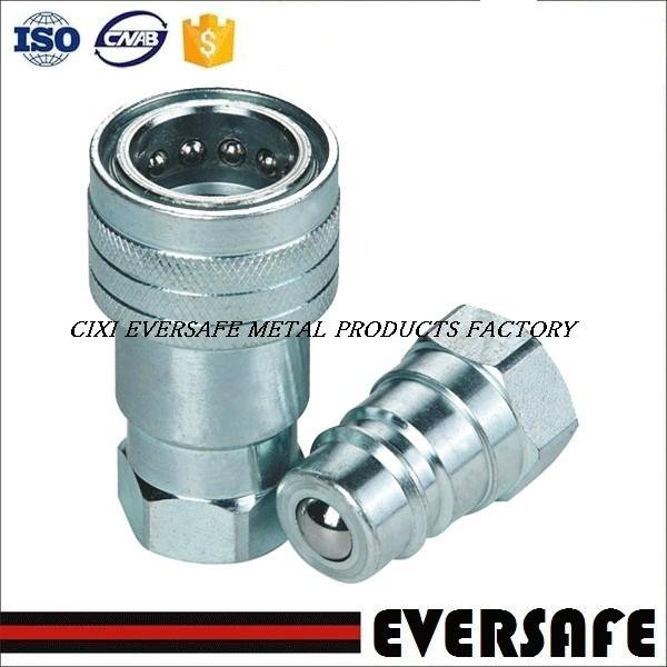 Carbon Steel Hydraulic Quick Release Coupling With ball Valve For ISO 7241-A int