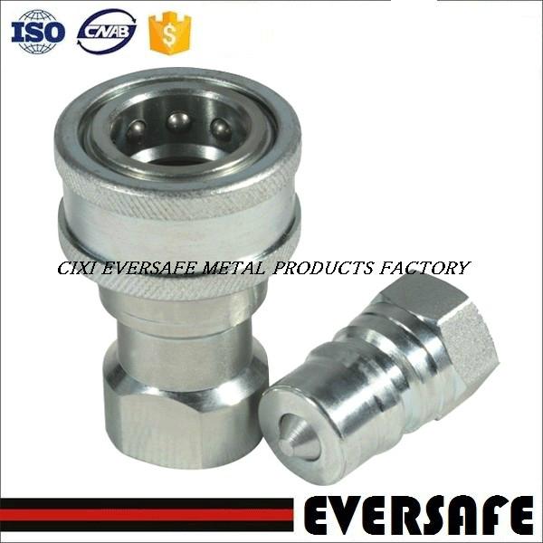 Carbon steel hydraulic quick release coupling for ISO 7241-1 B Interchange 3