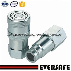 Flat Face Hydraulic Quick Release Coupling for ISO 16028 interchange