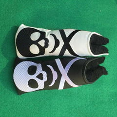 Skull PU Leather Golf Putter Head Club Covers