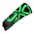 Clover PU Leather Golf Putter Head Club Covers 3