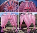 Wedding tent wedding arch with pipe and drape system 