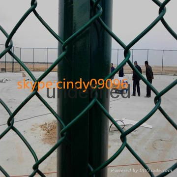 pvc coated factory direct sale chain link cultivation fence  2