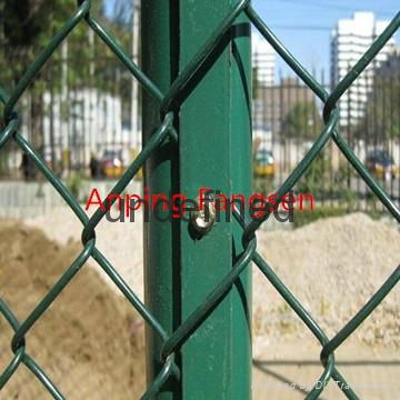 pvc coated factory direct sale chain link cultivation fence  4