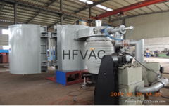 Plastic metallizing machine for plastic product and glass in silver color