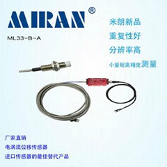 MIran ML Eddy current sensor with high precision micro displacement measurement