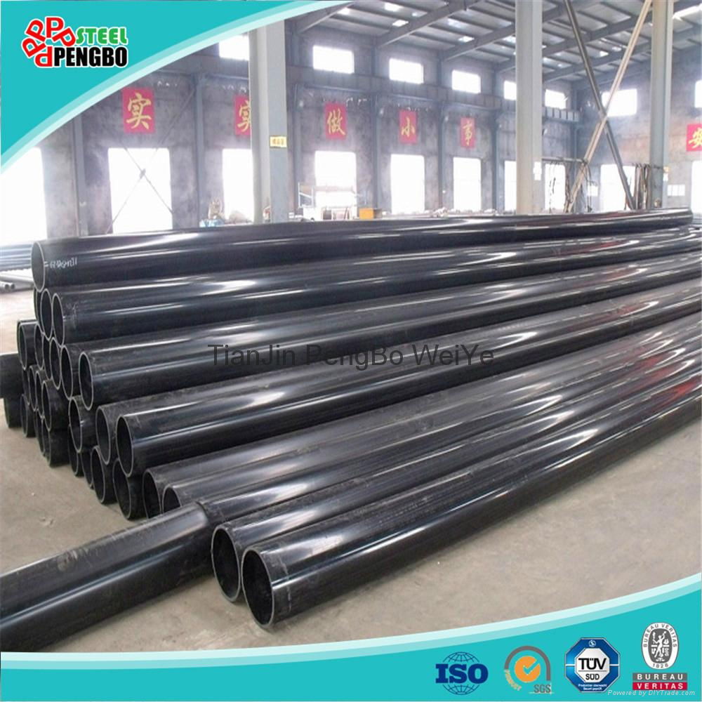 Black Carbon Steel Seamless Pipe for oil and gas 5