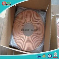 CHINA air condition AC&R Soft Pancake Coiled Copper Pipe