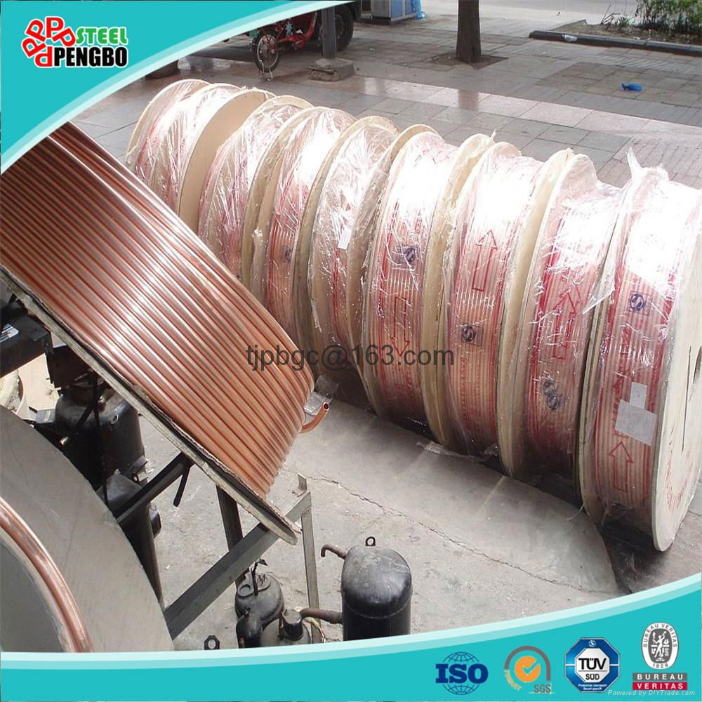 CHINA air condition AC&R Soft Pancake Coiled Copper Pipe 5