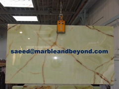 Light Green Onyx Slabs