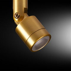 Aluminium LED pole light for retail jewellery store