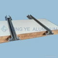 Experienced company direct sale aluminium inserts slatwall for MDF board