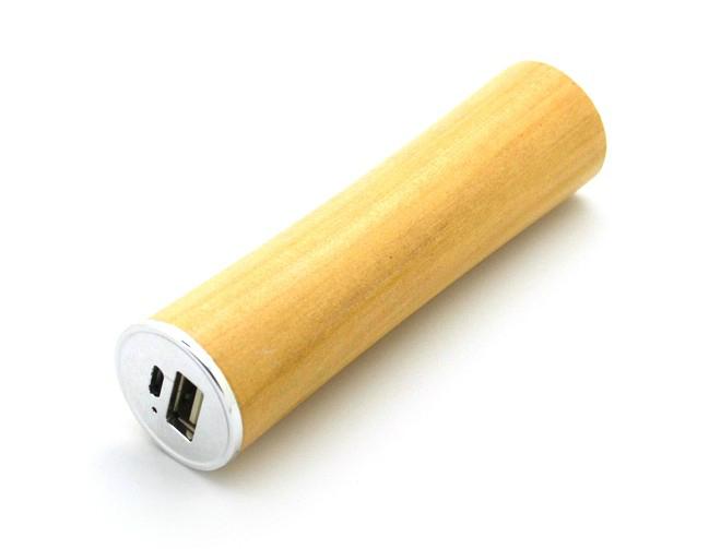 Wood Design 2600mAh New Power Bank Station Battery Travel Charger for Samsung Sm 3