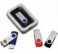 Best Seller Plastic Swivel USB Flash Drive Custom Logo Gadget Pendrive 1