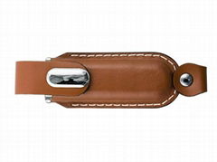 New Year Gifts Leather  Flash Memory USB Stick