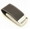 New Year Gifts Leather  Flash Memory USB Stick 4