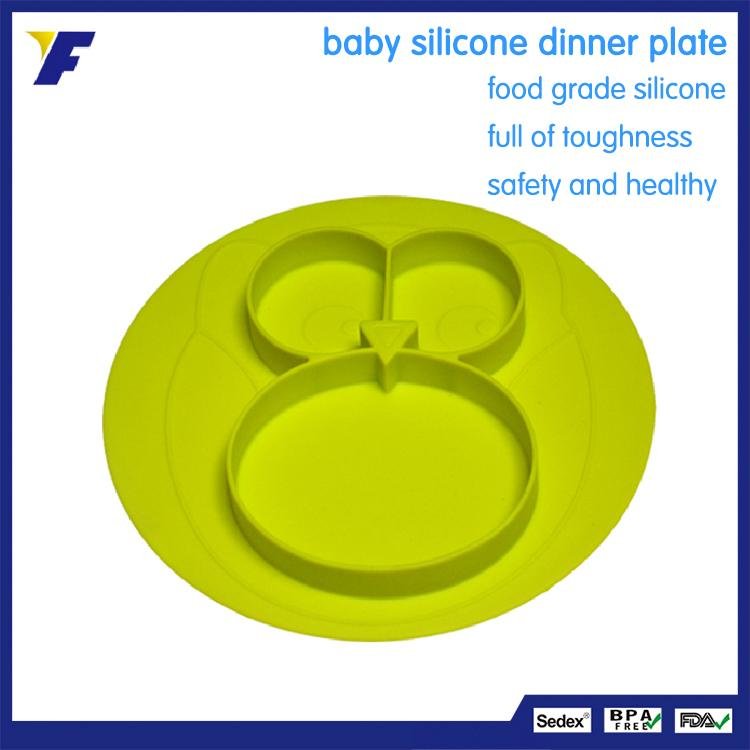 Wholesale New Design Cheap Silicone Rubber Baby Placemats
