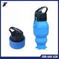  New Style Baby BPA Free Silicone Water Bottle with Foldable 2