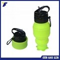  New Style Baby BPA Free Silicone Water Bottle with Foldable 5