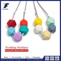 Fashionable Silicone Teething Necklace for Baby