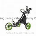 CaddyTek Lime CaddyLite EZ-Fold 3 Wheel