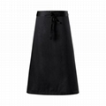 Custom cooking high quality waist cotton apron with one pockets 4