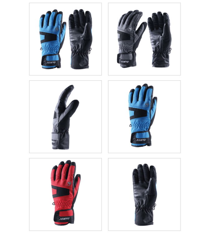 Men Waterproof Ski Snowboard Gloves Winter Warm Gloves 2