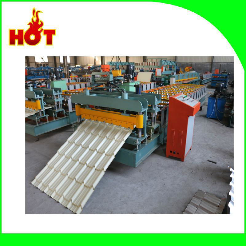 2016 Glazed tile roll forming machine for sale 5