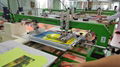 Automatic t-shirt oval screen printing machine with large format station 3