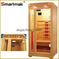 Luxury single steam shower with infrared sauna function