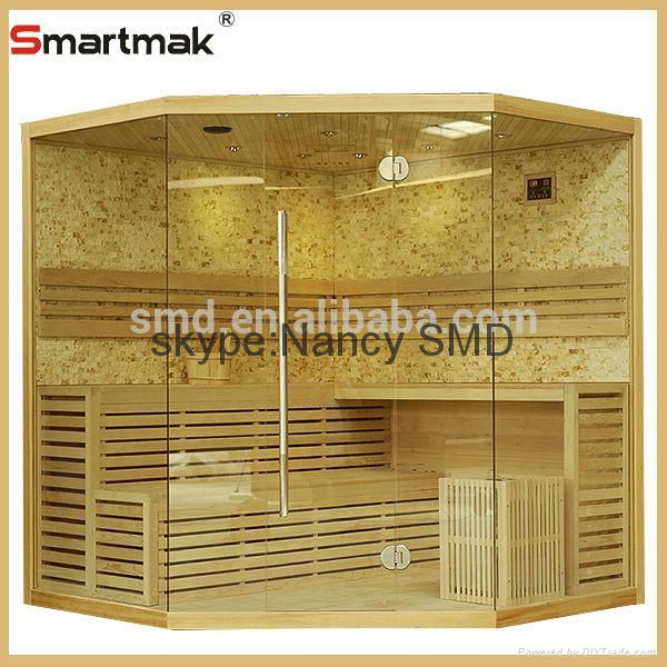 6 person crystal stone steam sauna room