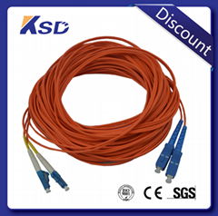 2 Core 3.0 mm LC-Sc ftth Optical Fiber Patch Cord