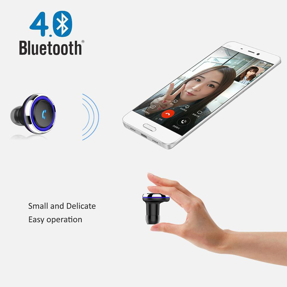  Car Charger Bluetooth Headset 4