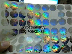 Discover hologram sticker 3D label sticker