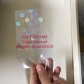 Italy Italian PP hologram overlay sticker with UV Italia PP hologram