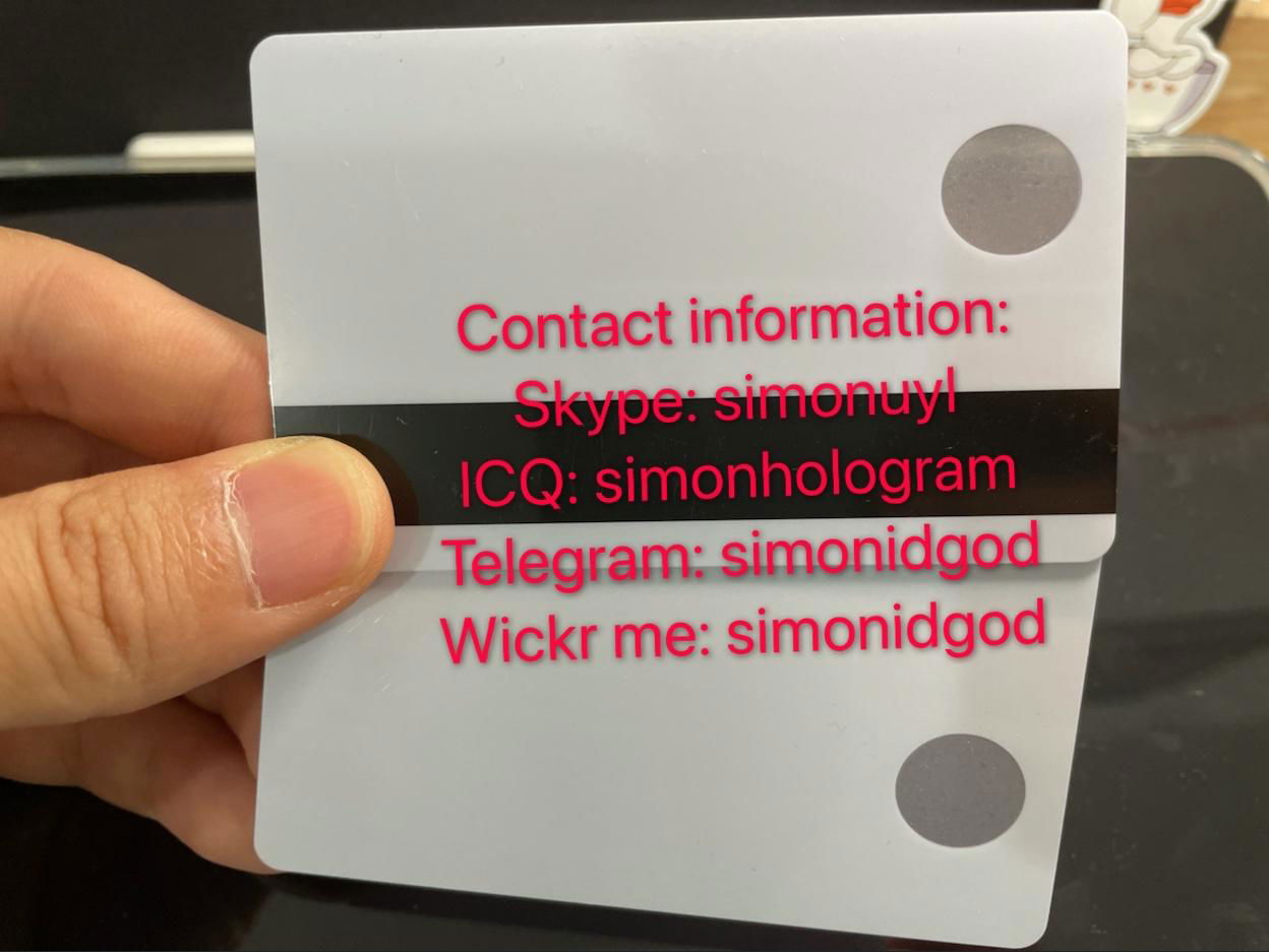 Polycarbonate card New FL Florida ID UV card WITH magnetic strip