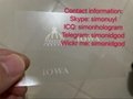 Iowa ID DL hologram ovi overlay sticker Iowa ID template