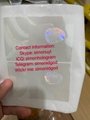 UK British ID hologram overlay sticker United Kingdom DL  hologram 2