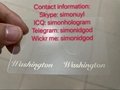 Washington WA ID DL hologram OVI overlay sticker WITH UV Washington ID template 2
