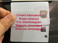 Canada ID PR card  Permanent Resident UV CARD PR hologram sticker 1