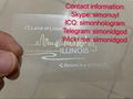 New IL Illinois hologram overlay with UV OVI Driver sticker License for IL DL