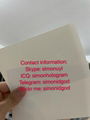New IL teslin paper pref single piece IL OVI UV hologram Laminate sheet 
