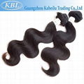 Grade 6A Unprocessed Malaysian Remy Human Hair Body Wave Hair Extension Natural  1